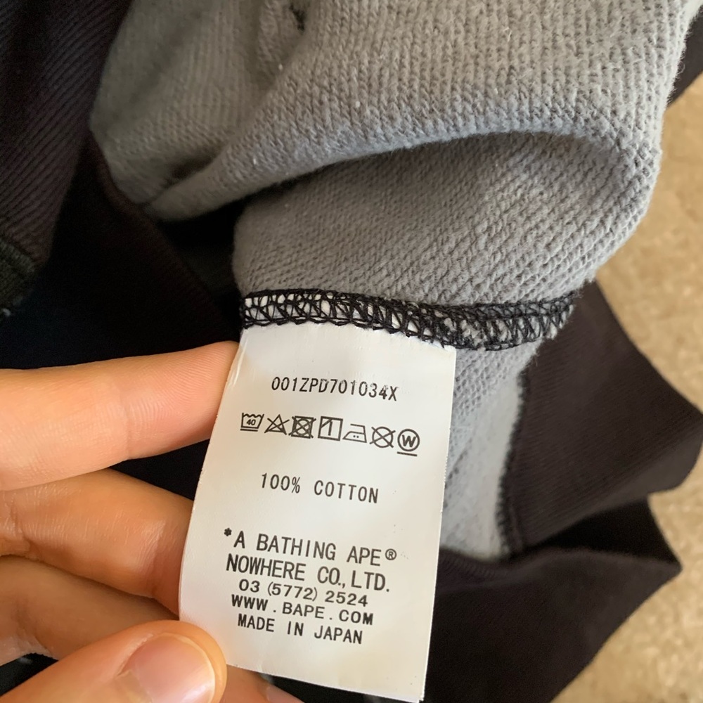 SOLD - Bape X UND Half Tiger Half Shark Hoodie - Picture 5 of 8
